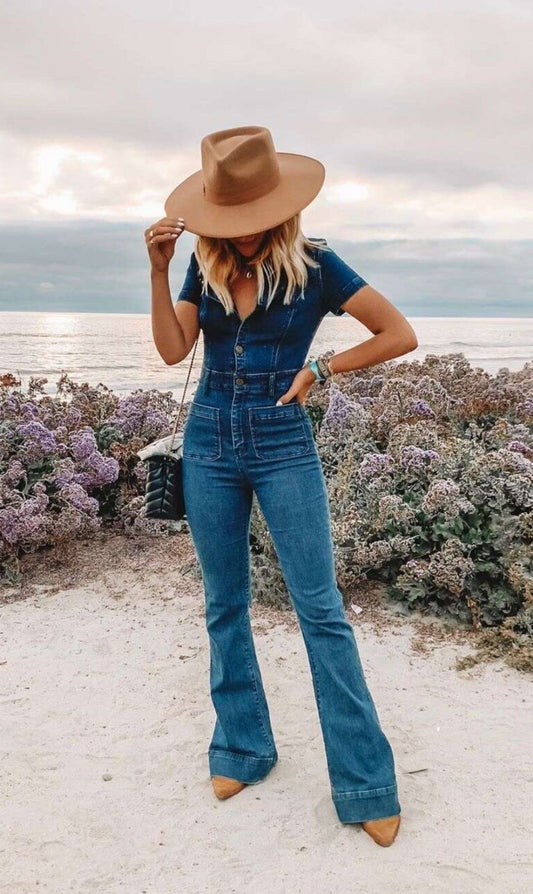 Retro Rodeo Denim Jumpsuit